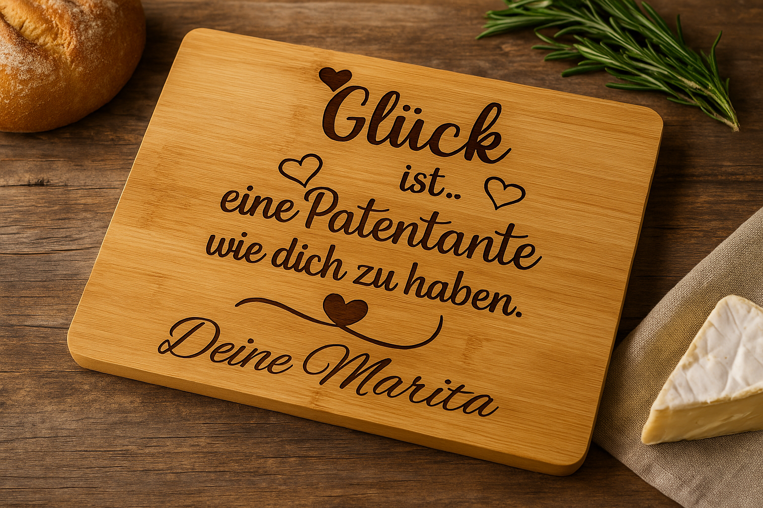 Personalisiertes Schneidebrett