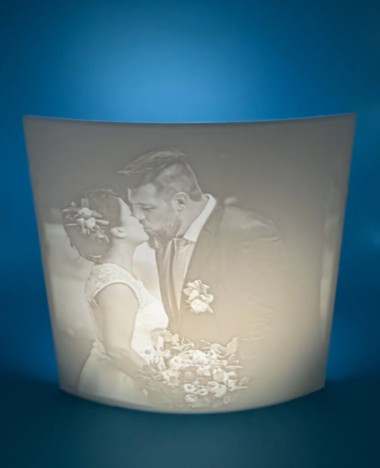 Lithophane Fotolicht – 3D-Bildleuchte